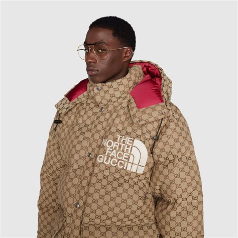 gucci north face hoodie|the north face x Gucci gg jacquard padded jacket.